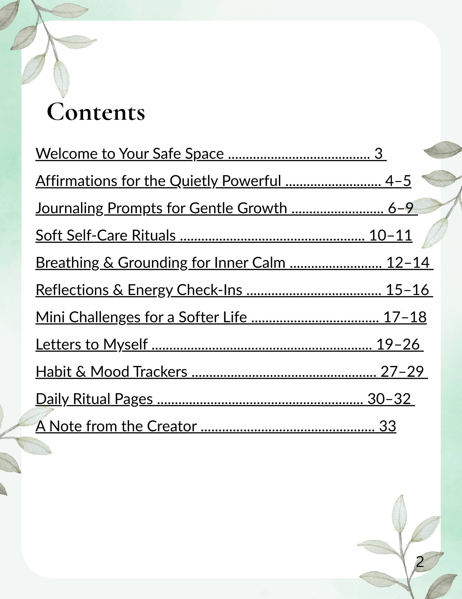 Journalling & Affirmations Guide